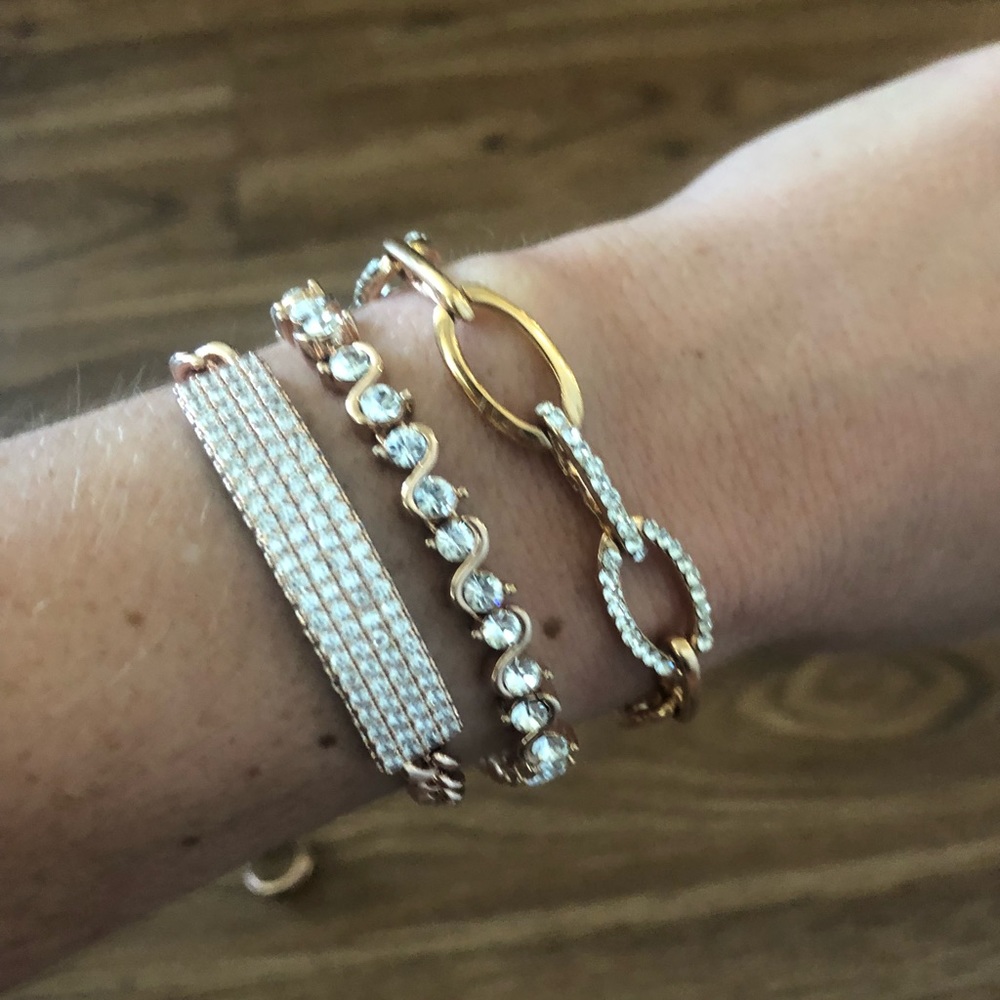 Rose gold jewelry set